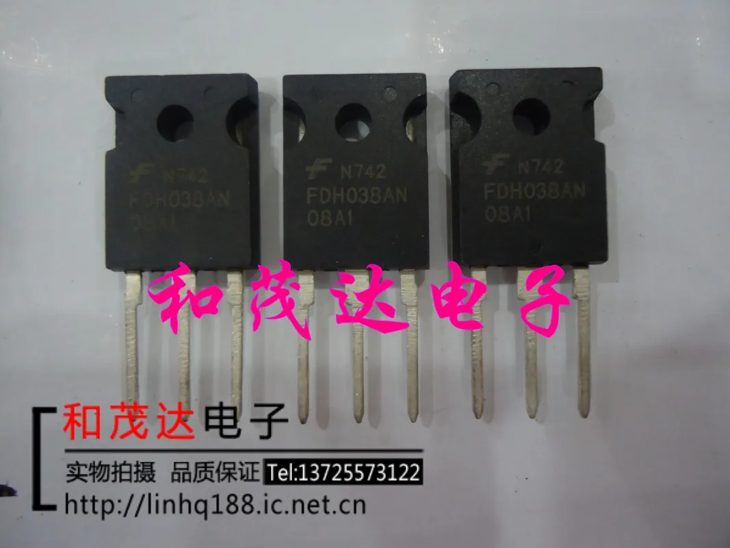 Новые и оригинальные FDH038AN08A1 TO 247 MOS 75V80A|Индукторы| |
