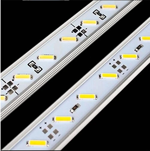 50 см Заводская оптовая высокая яркость DC 12V 36 SMD 7020 LED Жесткая жесткая полоса света