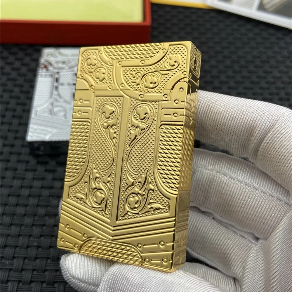 S.T газовая Зажигалка Ветрозащитная для сигарет Dupont яркая звуковая Зажигалка!