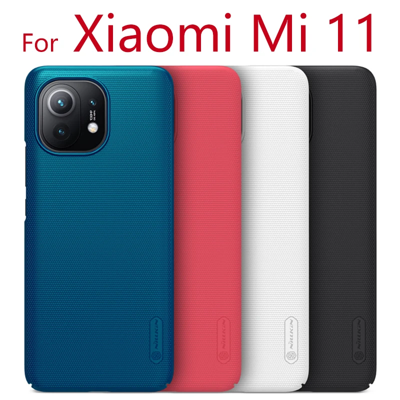 Чехол NILLKIN для Xiaomi mi 11 pro суперматовый защитный жесткий чехол бампер 11i mi11 mi9 с