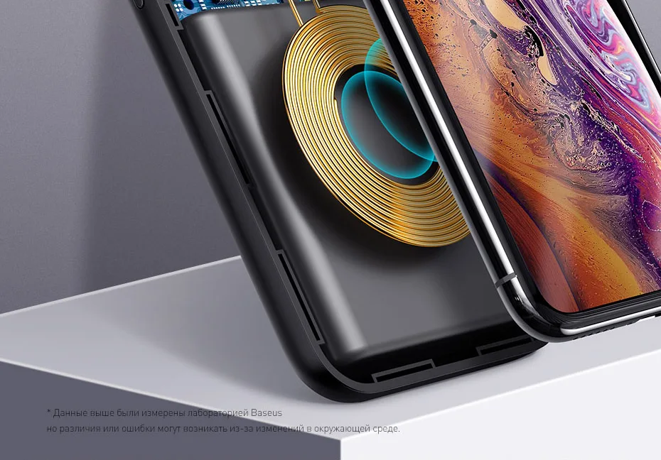 Baseus 10000 мАч Qi Беспроводное зарядное устройство банк питания для iPhone samsung huawei банк питания PD Быстрая зарядка 3,0 Портативный внешний аккумулятор