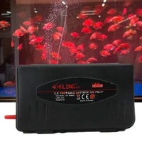 1pc aquarium battery pump operated fish tank air pump aerator oxygen with air stones supplies 5w