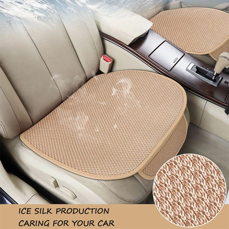 

Car Seat Cover Front/rear Ice Silk Seat Car Cushion Protection Pad Car Seat Cushion Protection Pad Pad Car Cover Mat Protect