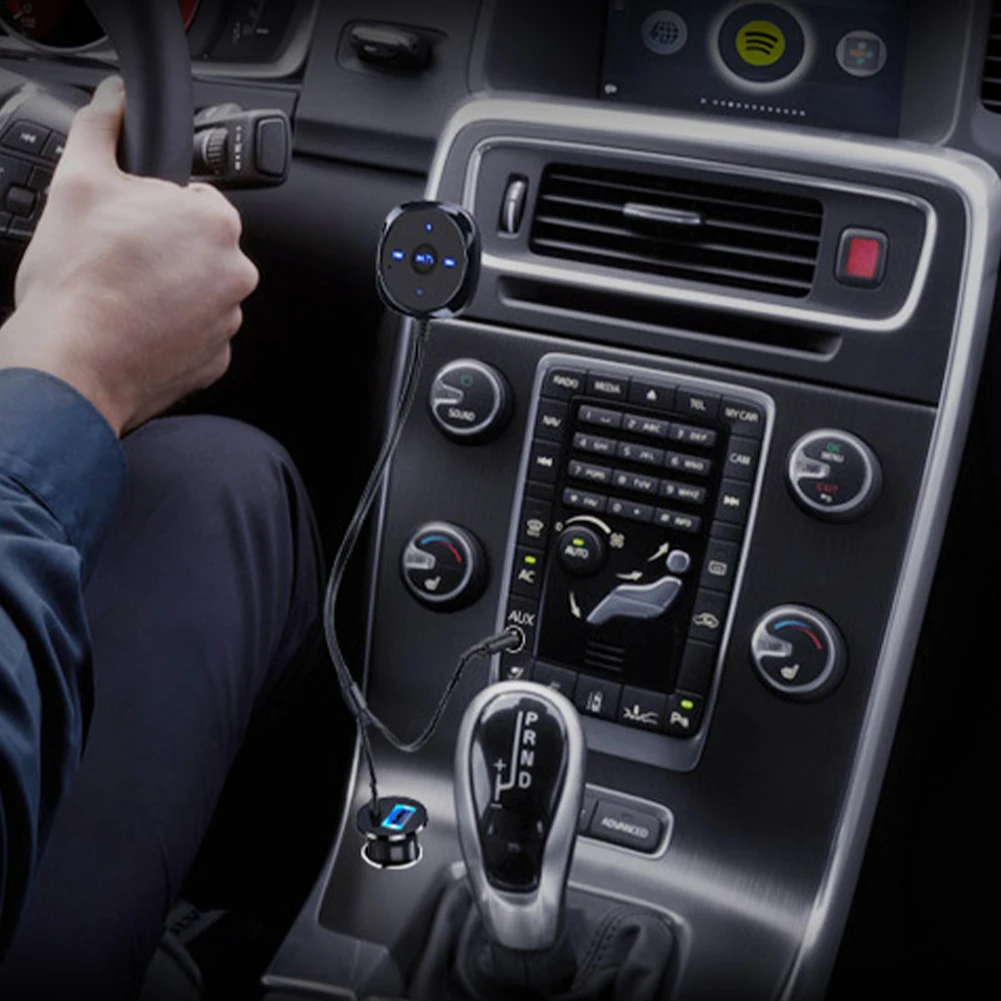 Автомобильный комплект Bluetooth беспроводной приемник для звонков в режиме громкой