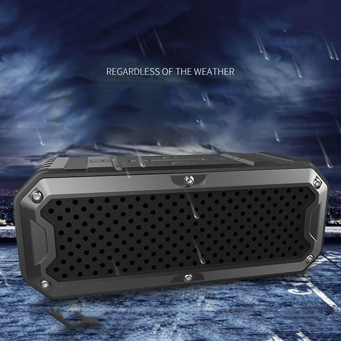 ZEALOT S6 водонепроницаемый уличный Bluetooth динамик стерео карта Аудио Бас аудио линия