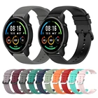 Ремешок силиконовый для Xiaomi Mi Watch, спортивный цветной браслет для Mi Watch, 22 мм