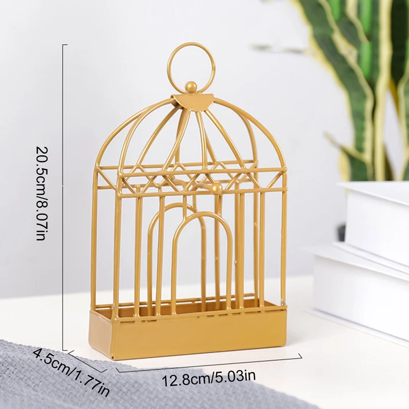 Креативный держатель для спирали от комаров в стиле ретро форме птичьей клетки