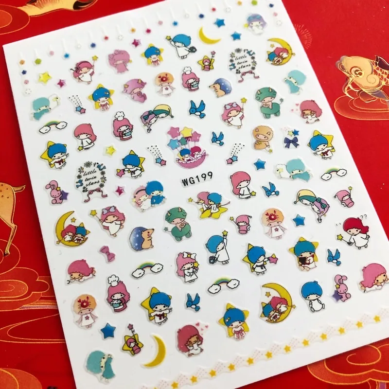 

Cartoon angle unicorn 3D Back glue Nail decal Nail sticker Nail decoration Nail art Nail tool Nail ornament AR011