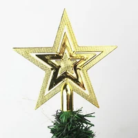 91418cm glitter star treetop christmas tree decoration home garden xmas tree toppers accessories christmas ornaments supplies