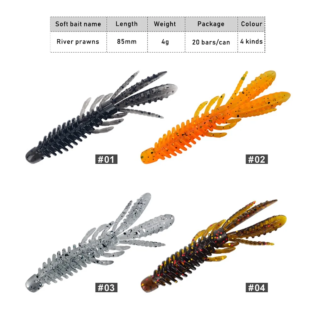 Artificial Fishing Lures Simulated Bait Soft Swim Baits Freshwate Saltwater Brown Fake Tackle 1 Box | Спорт и развлечения