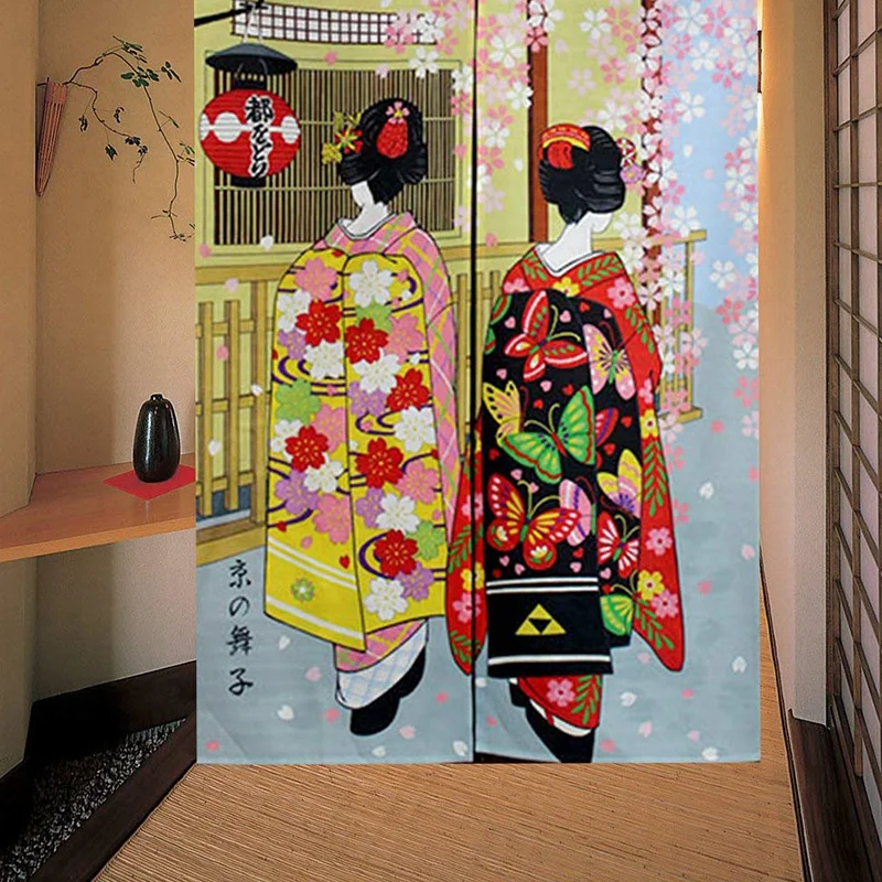 Японский стиль длинный дверной проем занавеска для девочек и вишневого цвета гобелен для украшения дома 33,5X5 от AliExpress WW