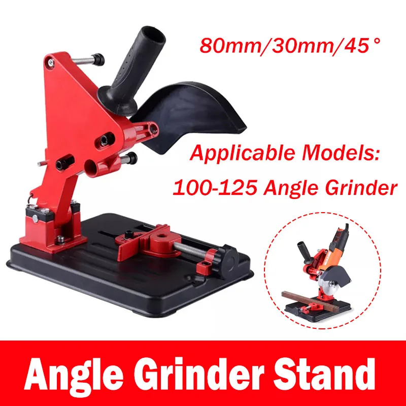 

100mm 115mm 125mm Angle Grinder Support Bracket Metal Cutting Machine Power Tool Stand Base Cutter Holder Angle Grinder Stand