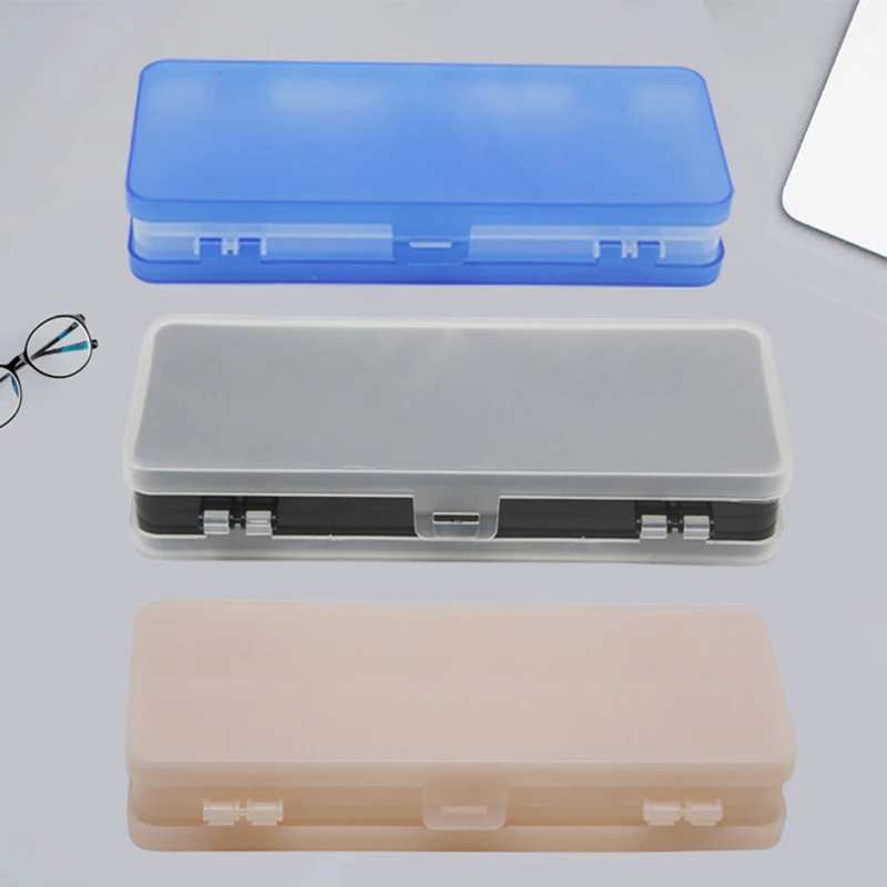 Простой двухслойный полупрозрачный чехол для карандаша матовые пластиковые