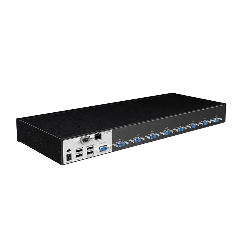 Оригинальный переключатель KVM 8 в 1 автоматический Каскадный OSD для