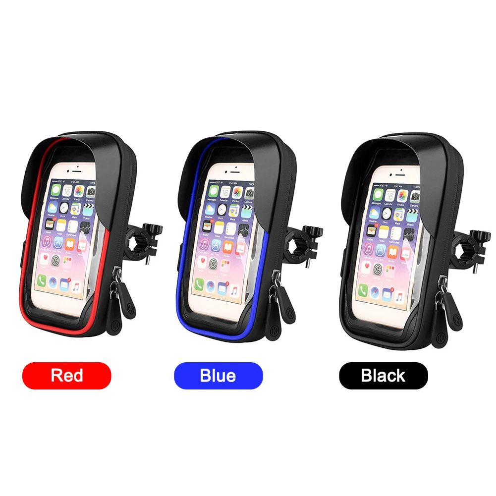 Водонепроницаемый велосипедный держатель для телефона с сенсорным экраном и