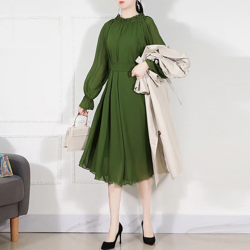 2020 Boho короткие платья для прогулок Женская одежда с длинным рукавом Богемия