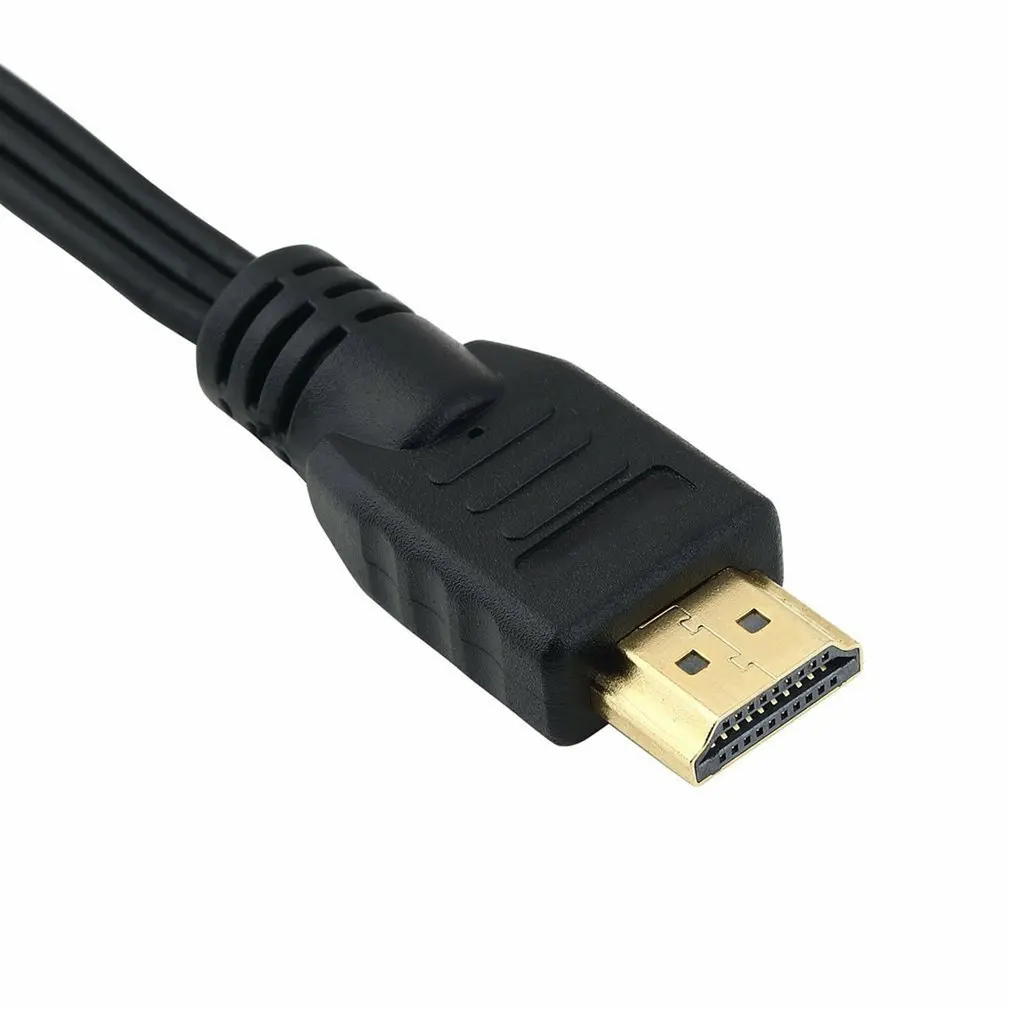 Кабель-адаптер HDMI-совместимый штекер-3 RCA Видео Аудио AV для ТВ-приставки DV DVD ПК |