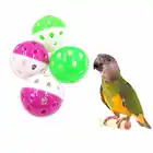 5 шт., игрушка попугая для домашних животных, цветная пустотелая игрушка в виде колокольчика, птица, гнездо для попугая, клетка для жевания, забавные игрушки, игрушка для попугая