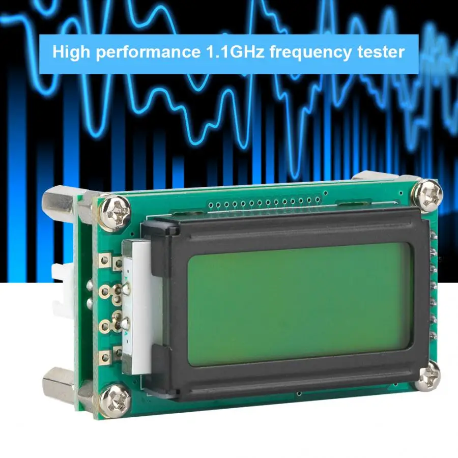 Модуль тестер частоты M1MHz~ 1,1 GHz счетчик частоты PLJ-0802-F светодиодный цифровой дисплей счетчик частоты модуль для радиостанции