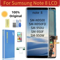 original amoled lcd for samsung galaxy note8 n950 n950f n950ds lcd display touch screen digitizer for samsung note8 repair parts