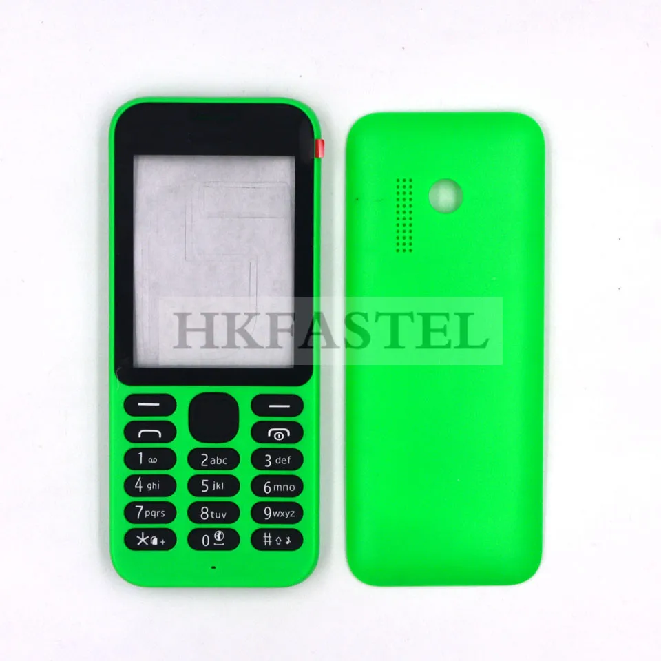 HKFASTEL высококачественный корпус клавиатуры для Nokia 215 Dual SIM Полный Мобильный телефон чехол с клавиатурой
