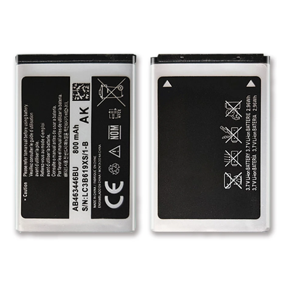 

AB463446BU Battery For Samsung GT-E2530 GT-C3520 E1228 E339 C3300K X208 B309 B189 GT-E2330 C5212 AB043446BE with Track Code