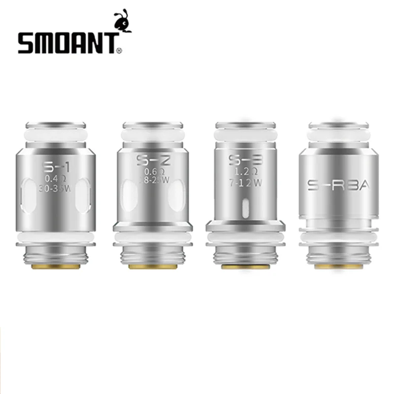 Smoant SANTI S-1 DL/0 4 Ом S-2 RDL/0 6 S-3 MTL/1 2 катушки RBA для Kit испаритель электронной сигареты |