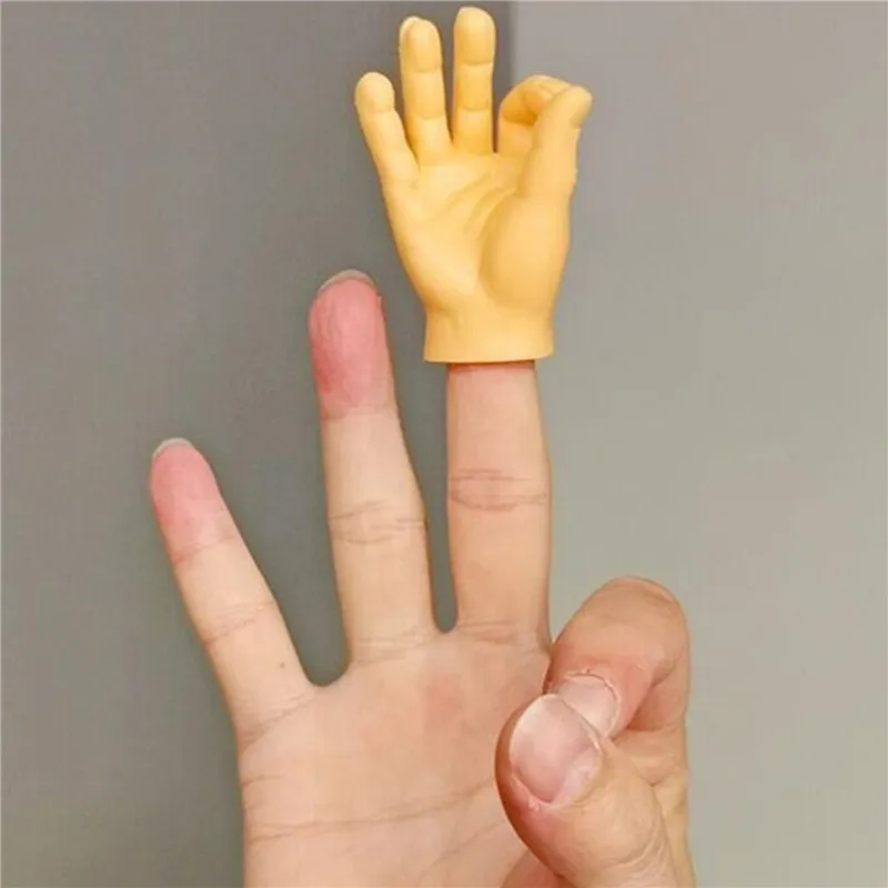 

Mini Finger Hands Funny Finger Puppet Small Hands Novelty Fun Tiny Hands Finger Props Prank Toy For Game Party