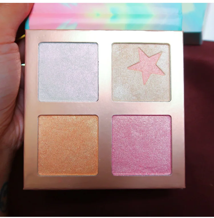 Осветлитель для лица косметика Блестящий мерцающий хайлайтер палитра пудры