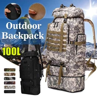 100l outdoor military rucksacks oxford fabric waterproof tactical backpack sports camping hiking trekking fishing hunting bags