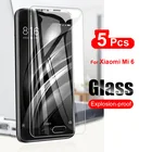 5 шт. закаленное стекло для Xiaomi Mi 6 Mi6 Защитная пленка для экрана Xiaomi6 Mi 6 ударопрочное стекло 9H ультра прозрачное