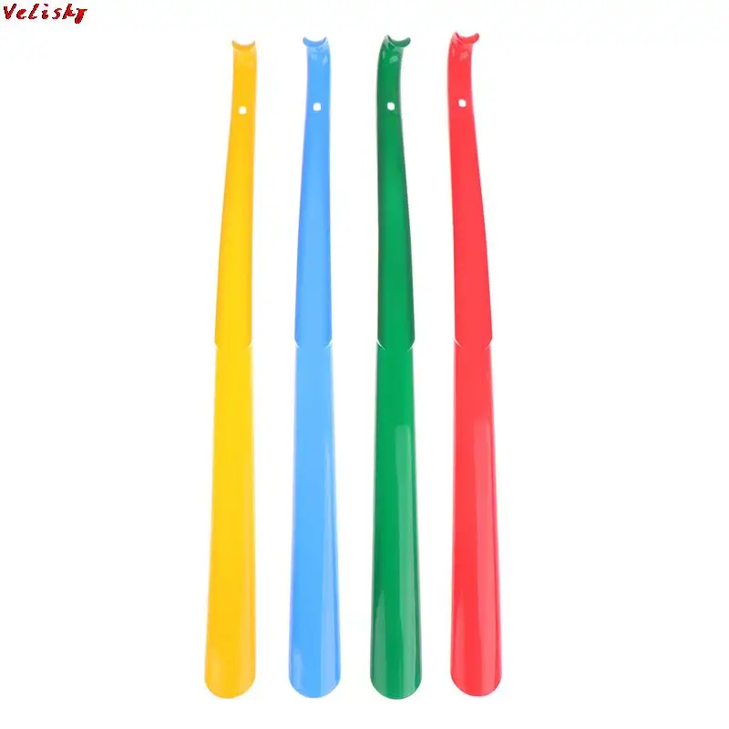 Пластиковый сверхдлинный рожок для обуви 16-59 см помощник с длинной ручкой