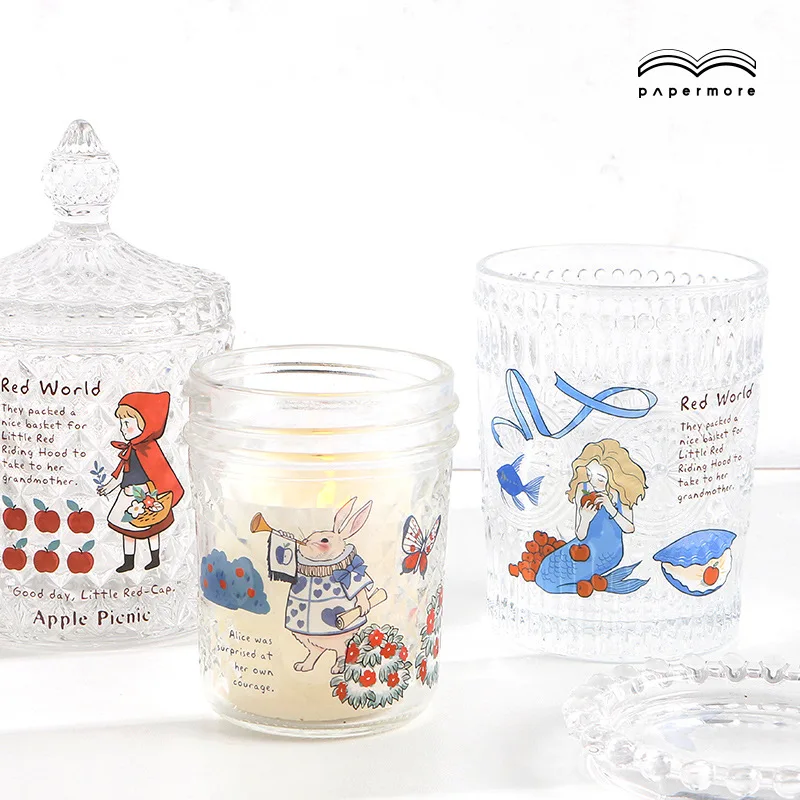 4 вида ПЭТ ленты сказка Мировая Серия наклейки для ежедневника Белоснежка