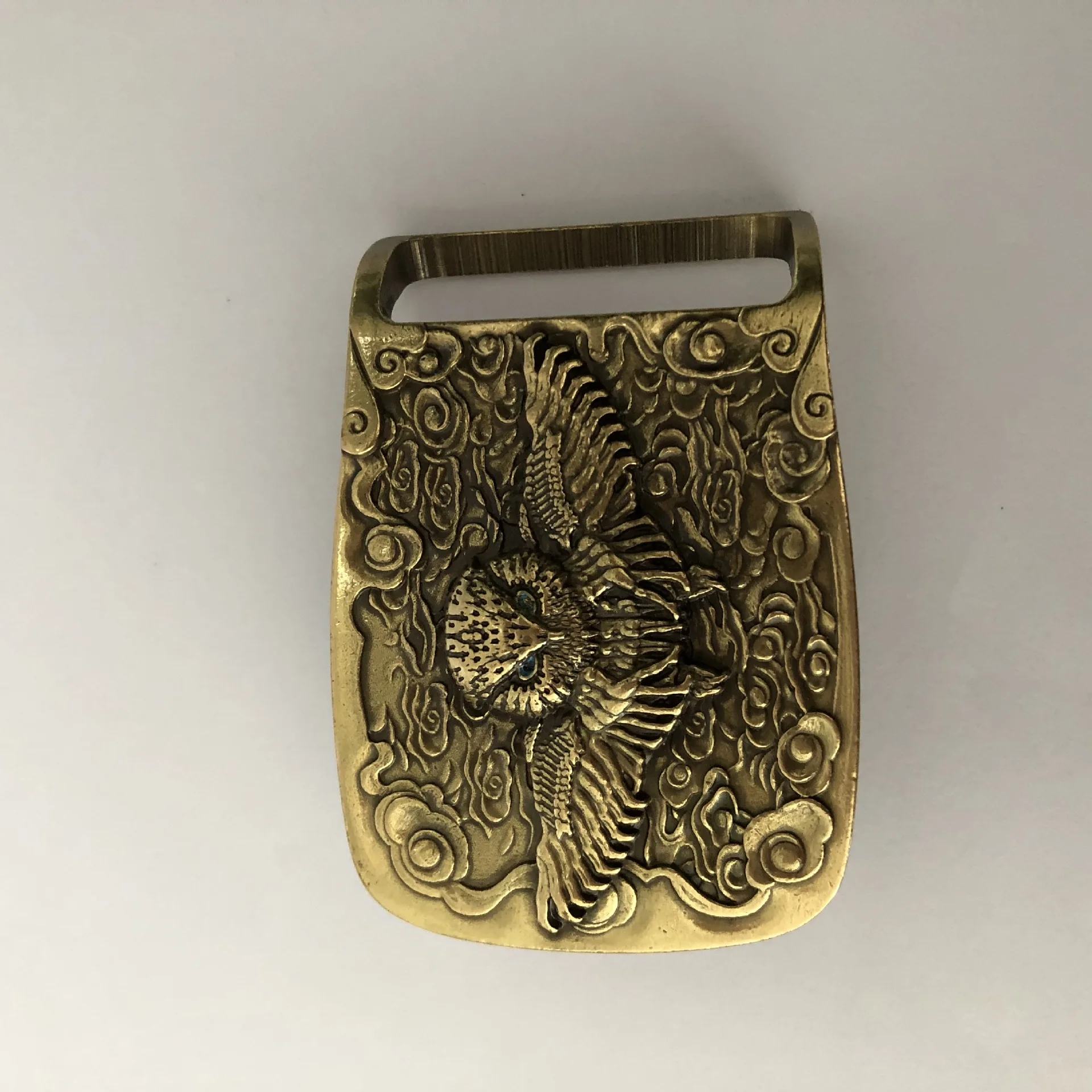 

Indian Pure Copper Belt Buckle Manual Fashion Belt Buckle