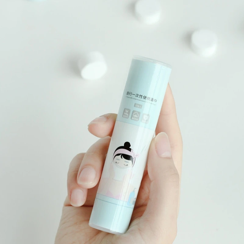 100 ведра/партия дорожные одноразовые компрессионные полотенца|Полотенца для рук|