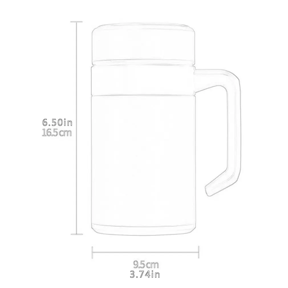 

Stainless Steel Thermos Mug Coffee Tea with handle Thermocup Vacuum Flasks For Office Travel Coffee Mug Teacup Thermo Mug