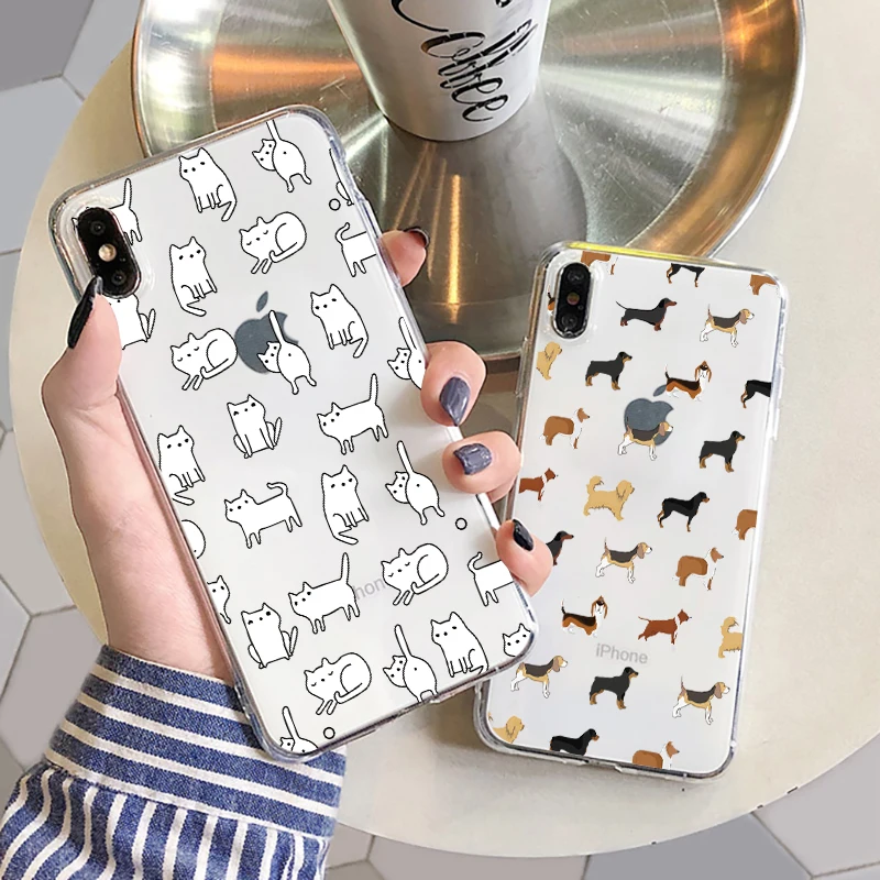 Чехол для Samsung Galaxy Note 20 Plus S21 S20 Ultra S10 Lite S10e S8 S9 10 Pro 8 9 5 S7 Edge J4 J6 2018 с мультяшными животными и собаками|Бамперы| |