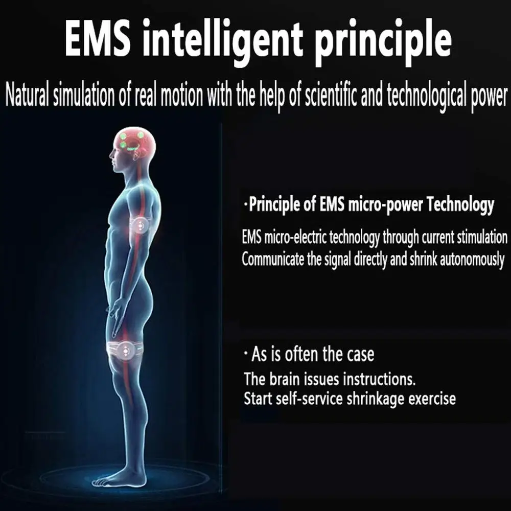 Перезаряжаемое беспроводное устройство для стимуляции мышц тренажер похудения