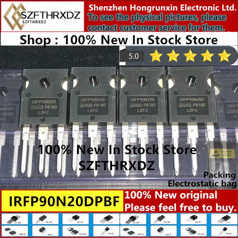 

100% new original IRFP90N20DPBF TO-247 IRFP90N20D TO247 MOSFET 200V 94A (10PCS)