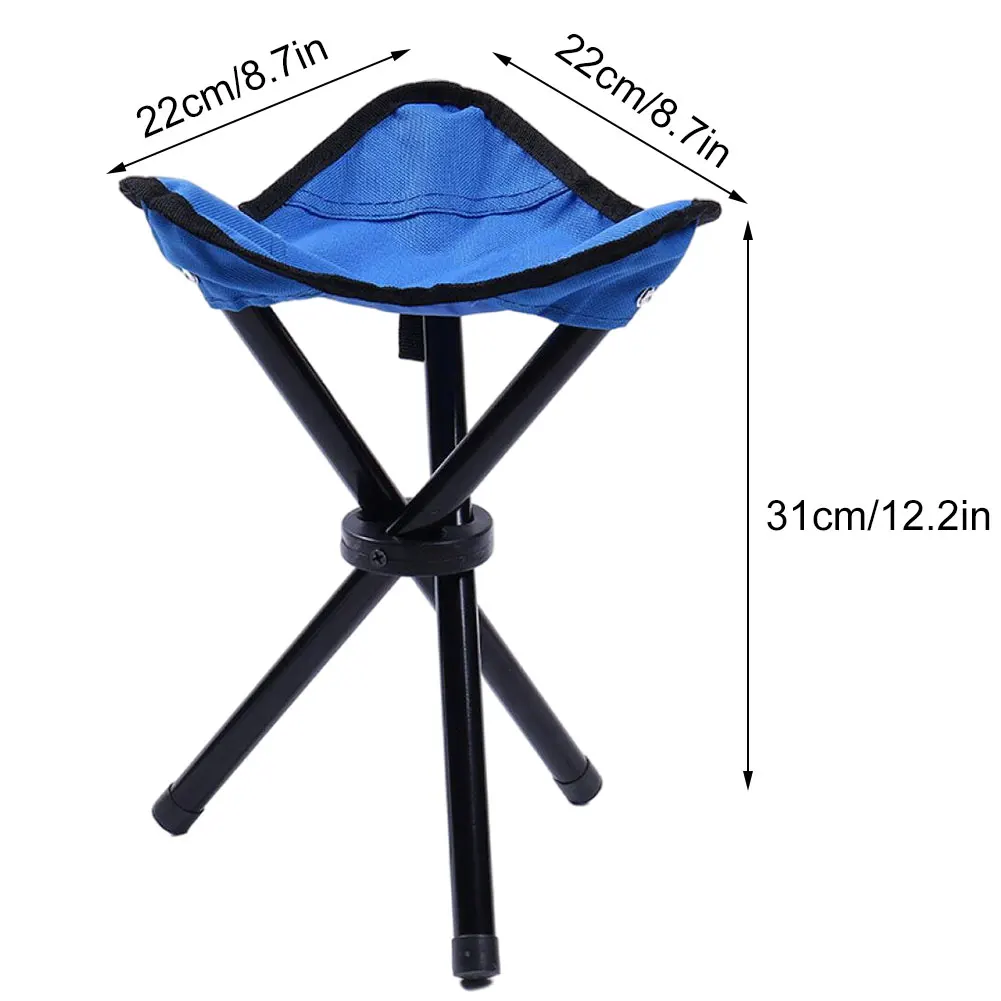 

Folding Chair Tripod Travel Stool Triangular Lightweight Potable Slacker Outdoor Camping Picnic Chairs Beach Hiking Picnic Seat