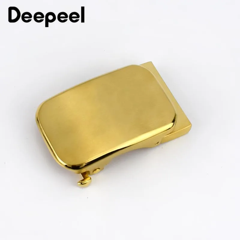 Deepeel 1 шт. твердая латунная пряжка для ремня Для мужчин цает шлифованного