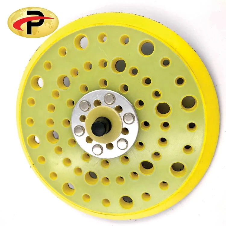 

mulit-hole hook and loop backed sanding pad for abranet