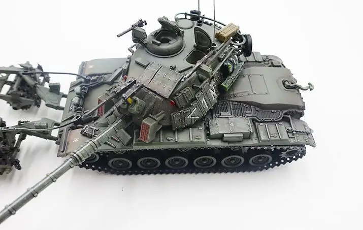 Тонкая 1 / 72 ЦАХАЛ m60a1 минессорный Танк модель Израиля 6B основной боевой танк