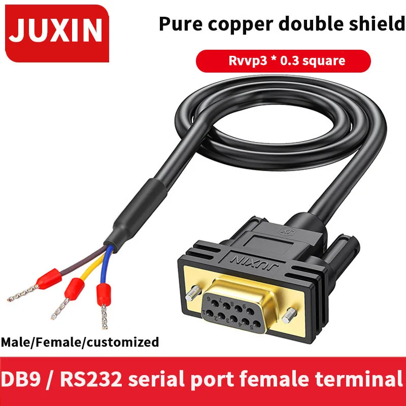 DB9 последовательный порт кабель один мужского и женского пола RS232 соединительный