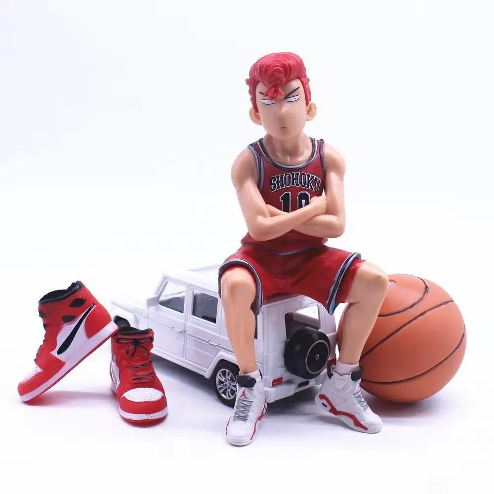 Фигурки героев аниме SLAM DUNK Sakuragi Hanamichi Rukawa Kaede набор для украшения автомобиля ПВХ