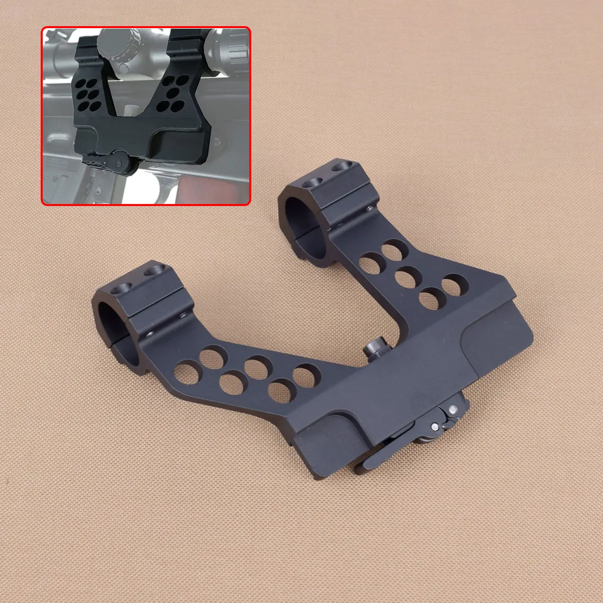 Tactical AK Side Rail Scope Mount Quick Detach With 25.4/30mm Rings For Rifle AK47 AK74 Hunting Riflescope Accessories | Спорт и