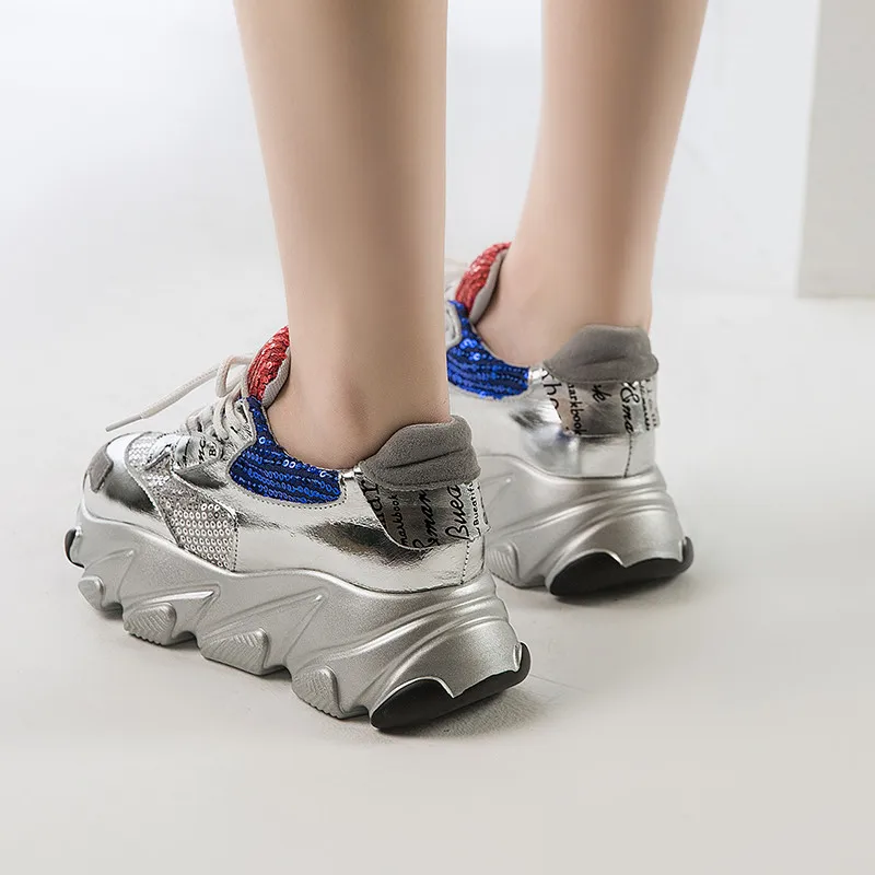 Женские туфли на плоской подошве FEDONAS классические из натуральной кожи с принтом