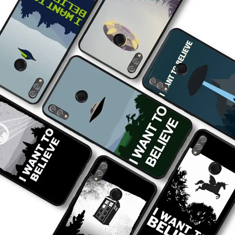 

The X Files I want to believe Phone Case For Huawei honor10Lite 10i 20 8x 10 Funda for Honor9lite 9xpro Back Coque