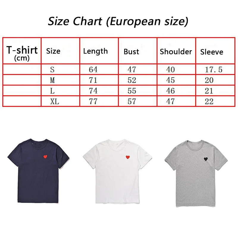 

(Have eyes)Fashion Couple T-Shirt 2020 Casual Embroidery Single Love-Heart Breathable Tshirt Casual Summer Outfits For Man Women