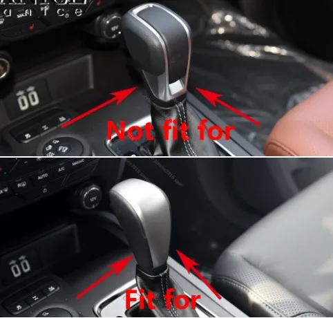 Цветная ручка переключения передач из углеродного волокна декоративная крышка